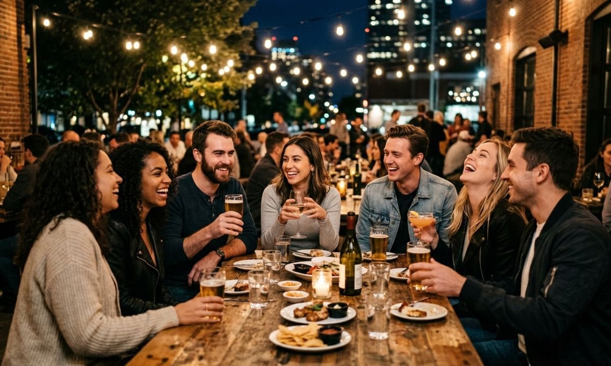 Night captions for instagram with friends