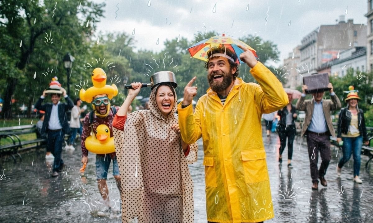 Funny Rain Captions for Instagram