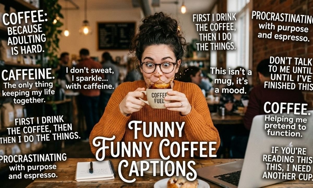 Funny Coffee Captions Instagram