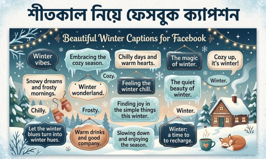 শীতকাল নিয়ে ফেসবুক ক্যাপশন