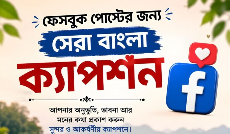 ফেসবুক পোস্টের জন্য সেরা বাংলা ক্যাপশন