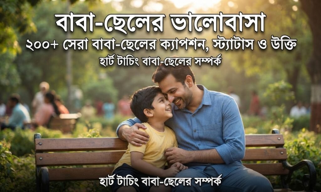 বাবা-ছেলের ভালোবাসার ক্যাপশন, স্ট্যাটাস ও উক্তি | হৃদয়ছোঁয়া বাবা-ছেলের বন্ধন