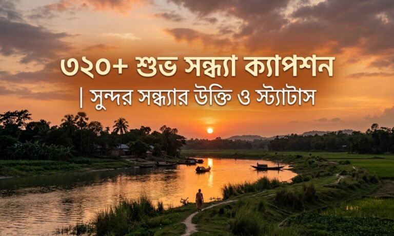 শুভ সন্ধ্যা ক্যাপশন | সুন্দর সন্ধ্যার উক্তি ও স্ট্যাটাস