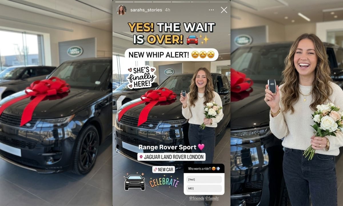 New Car for Instagram Story