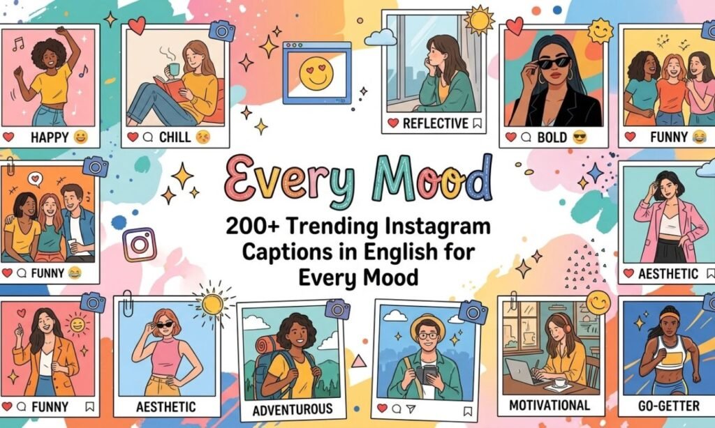 200+ Trending Instagram Captions in English for Every Mood