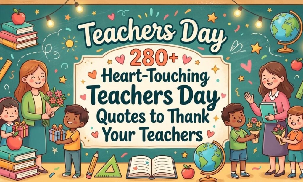 280+ Heart-Touching Teachers Day Quotes to Thank Your Teachers