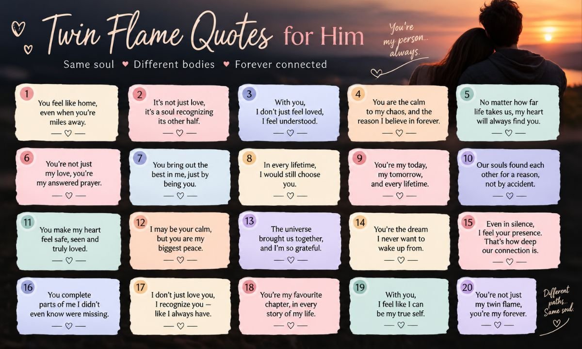 Twin Flame Quotes for Him
