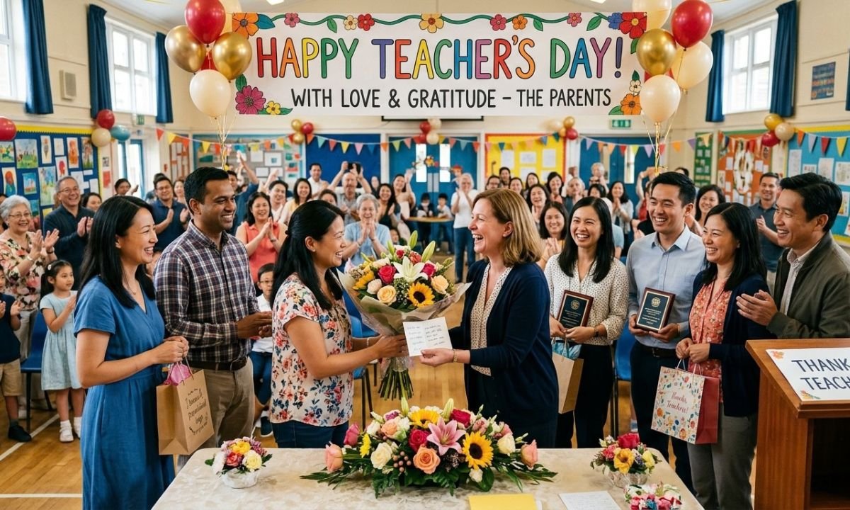 Teachers Day  from Parents 👨‍👩‍👧
