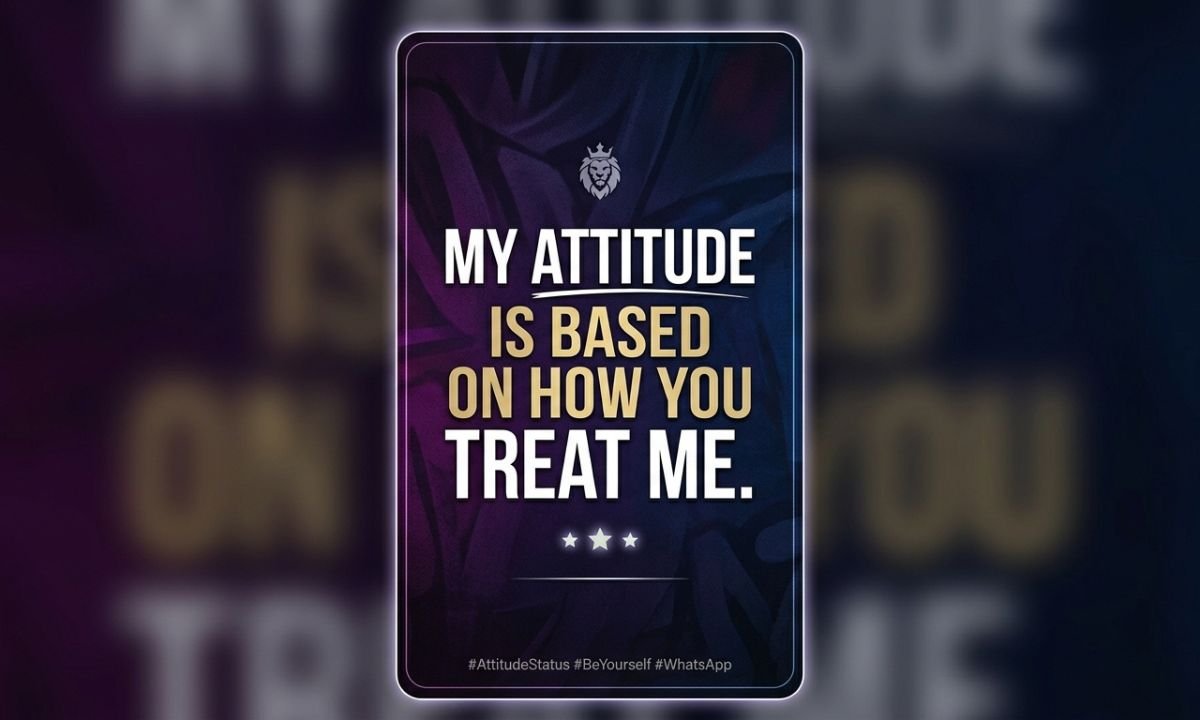 Short attitude whatsapp about