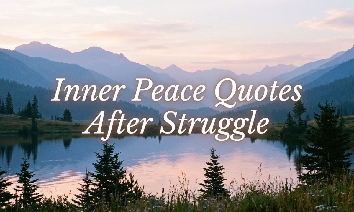 Inner Peace Quotes After Struggle