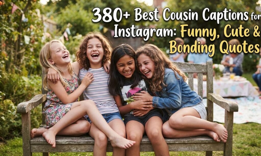 Best Cousin Captions for Instagram: Funny, Cute & Bonding Quotes
