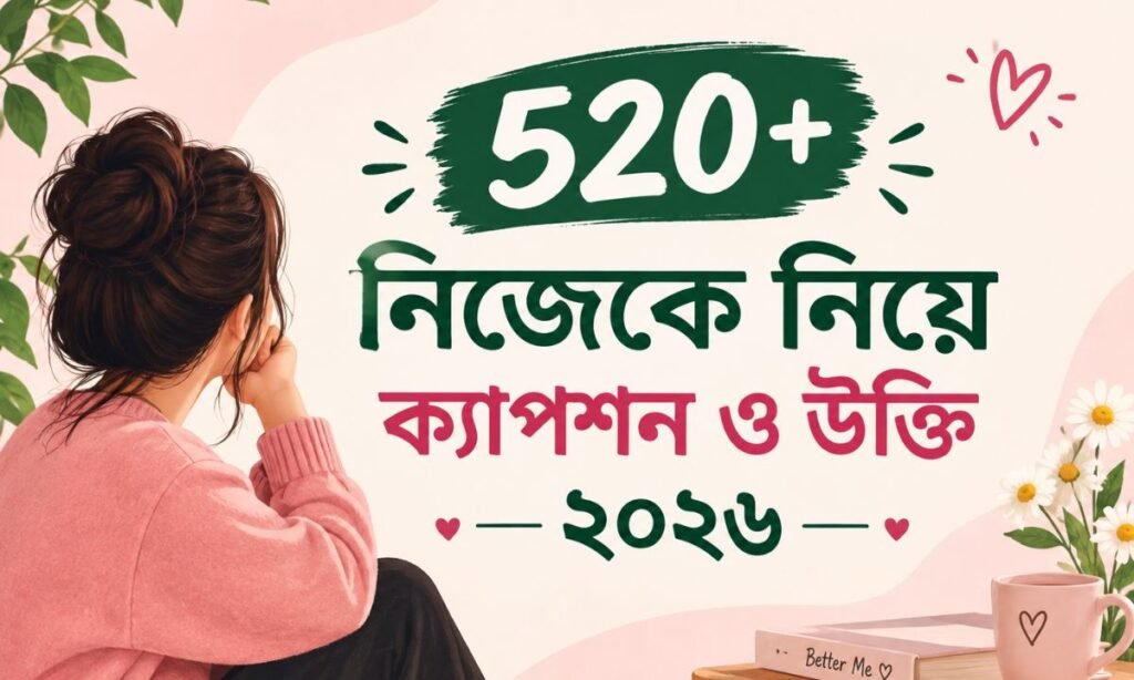 520+ নিজেকে নিয়ে ক্যাপশন ও উক্তি ২০২৬