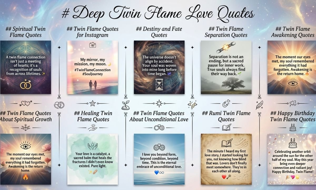 Deep Twin Flame Love Quotes
