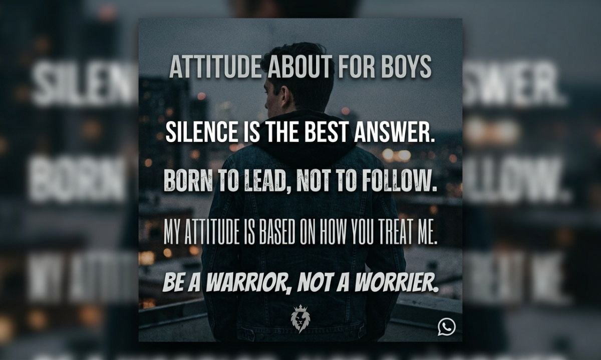 Attitude quotes in english for whatsapp about
