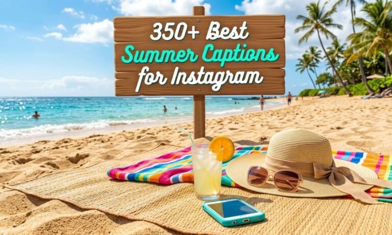 350+ Best Summer Captions for Instagram