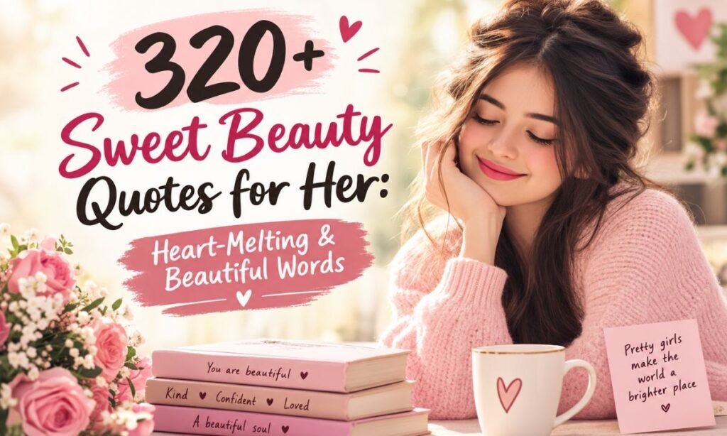 320+ Sweet Beauty Quotes for Her: Heart-Melting & Beautiful Words