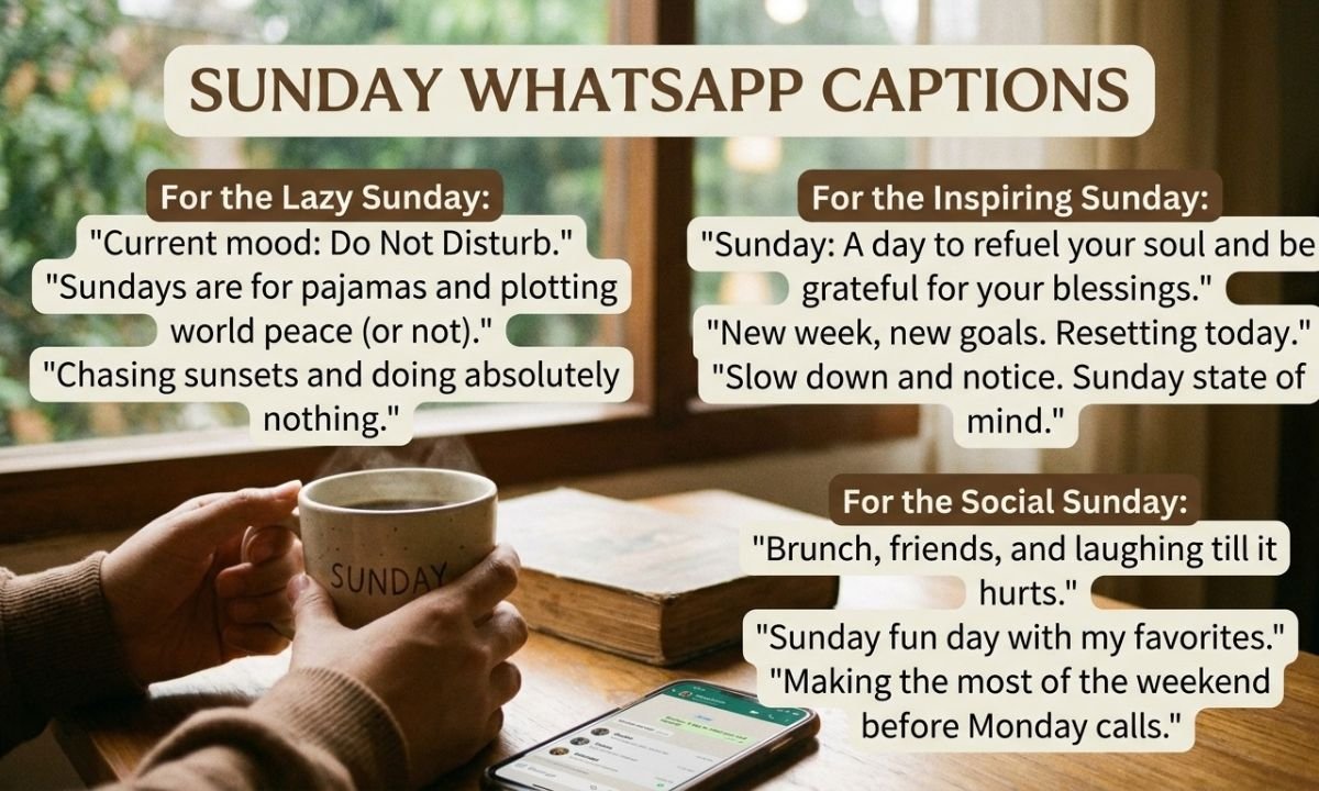 Sunday WhatsApp Captions