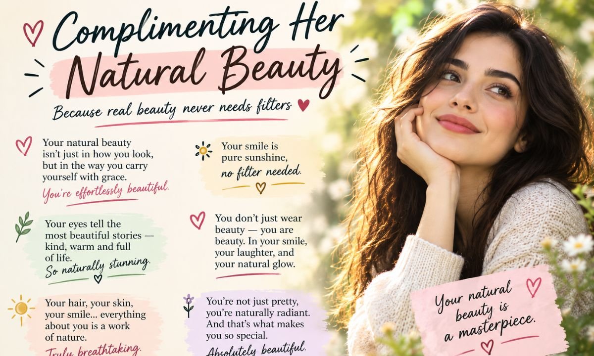 Complimenting Her Natural Beauty