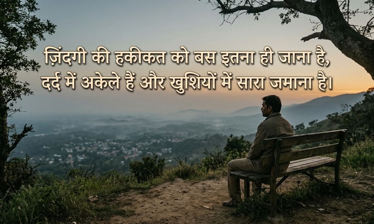 Reality Life Quotes in Hindi 2 Line