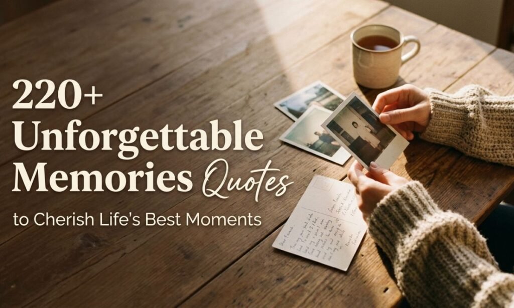 220+ Unforgettable Memories Quotes to Cherish Life's Best Moments