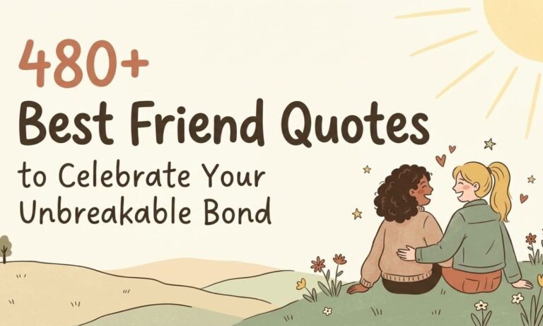480+ Best Friend Quotes to Celebrate Your Unbreakable Bond