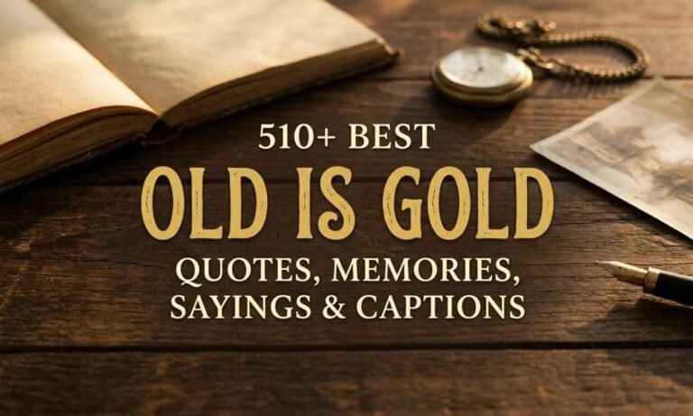 510+ Best Old Is Gold Quotes, Memories, Sayings & Captions