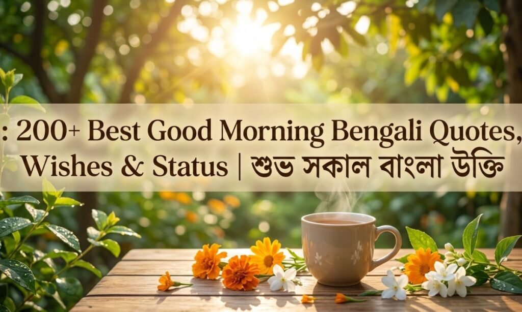 200+ Best Good Morning Bengali Quotes, Wishes & Status | শুভ সকাল বাংলা উক্তি