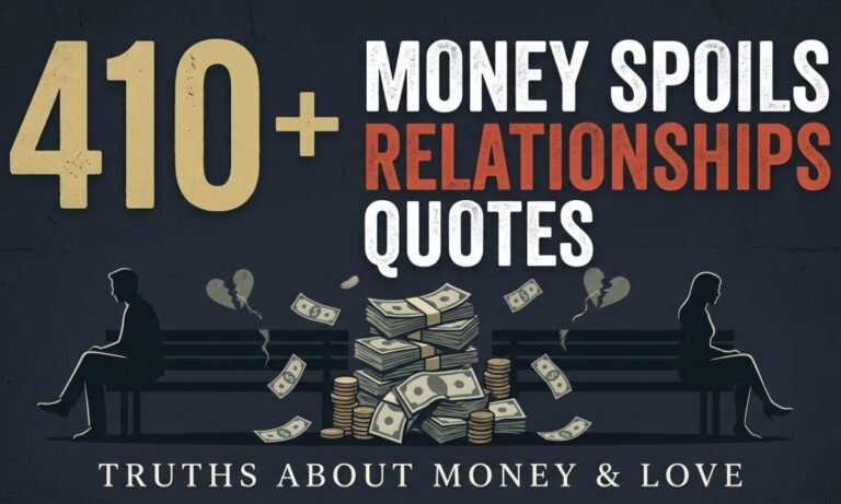 410+ Money Spoils Relationships Quotes: Truths About Money & Love