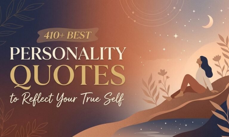 410+ Best Personality Quotes to Reflect Your True Self
