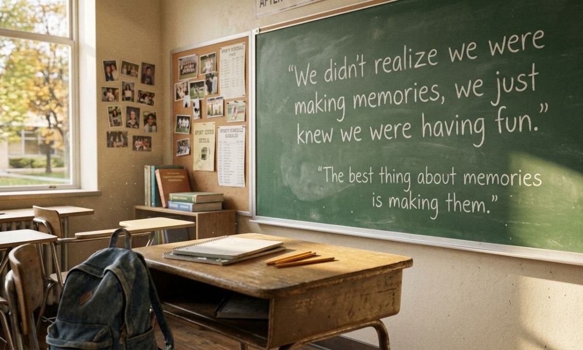 School Memories Quotes 