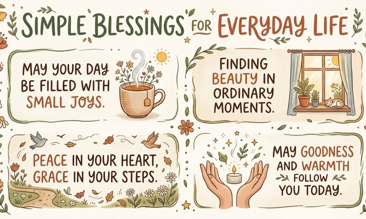 Short & Simple Blessings Quotes for Everyday Life