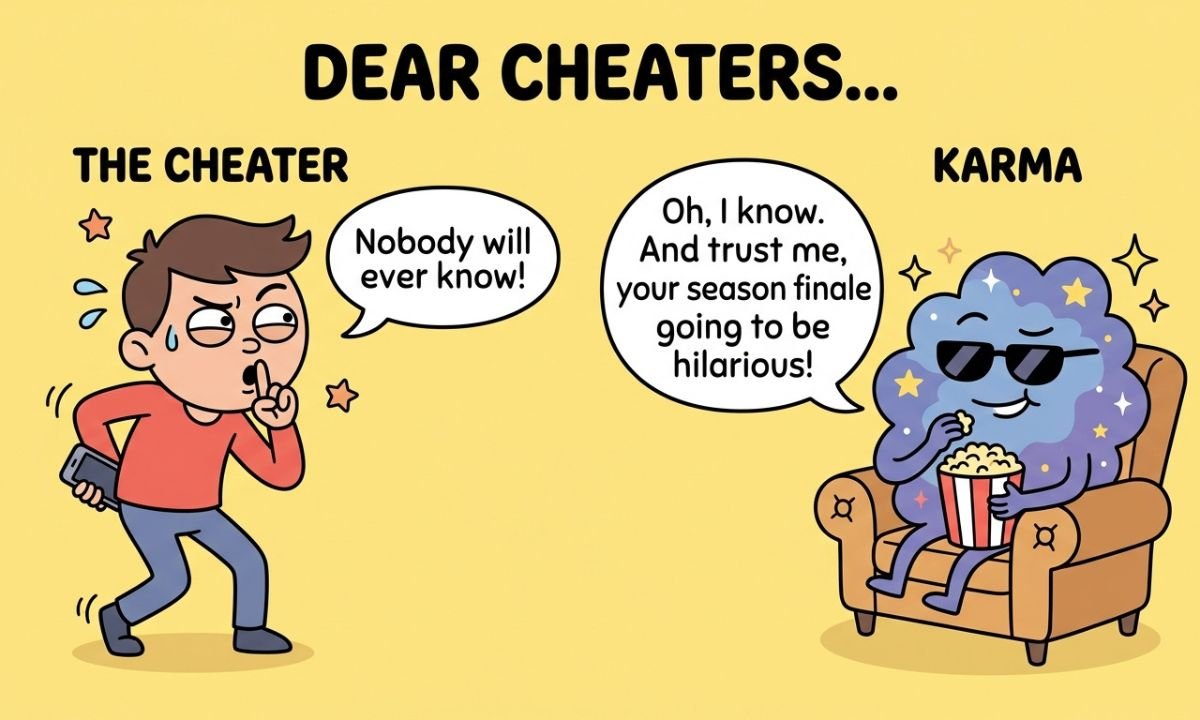 Funny Cheaters Karma Quotes
