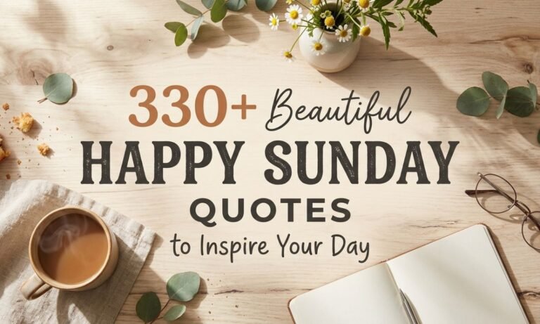330+ Beautiful Happy Sunday Quotes to Inspire Your Day