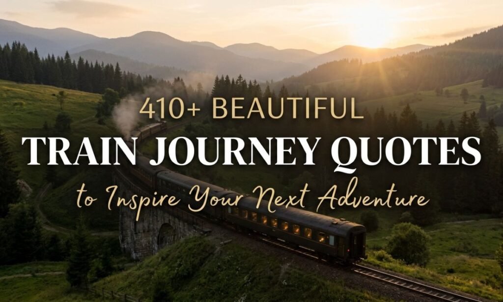 410+ Beautiful Train Journey Quotes to Inspire Your Next Adventure