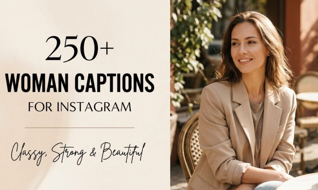 250+ Woman Captions for Instagram: Classy, Strong & Beautiful