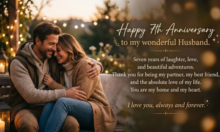 240+ 7th Anniversary Quotes to Make Your Day Unforgettable (2026)