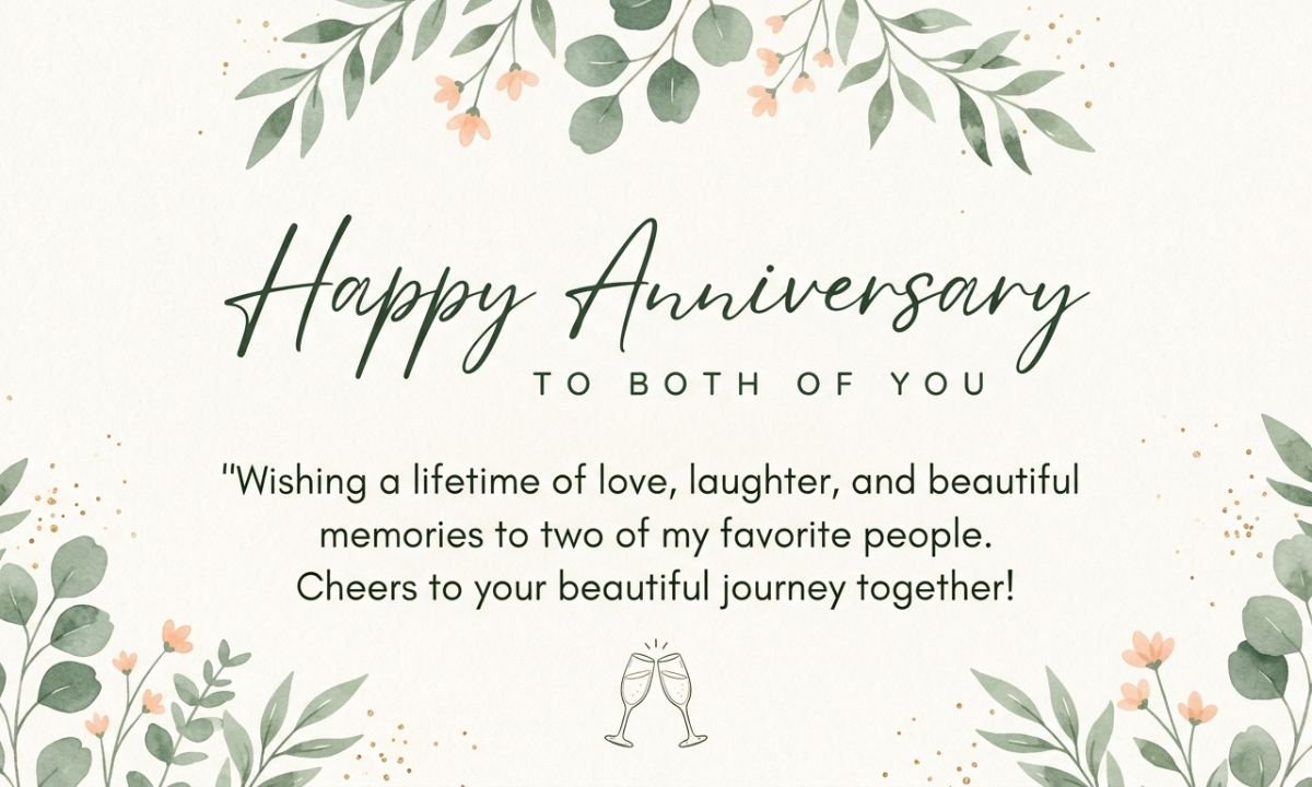Happy Anniversary to Both of You Quotes in English