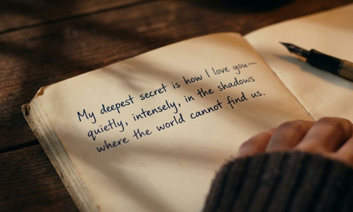 Secret Love Quotes for Him That Share Quiet Affection and Devotion