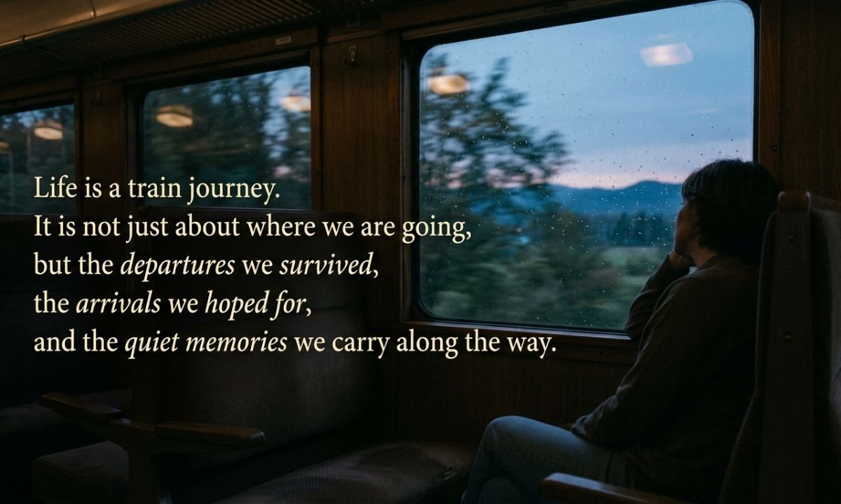 Inspirational Train Journey Quotes