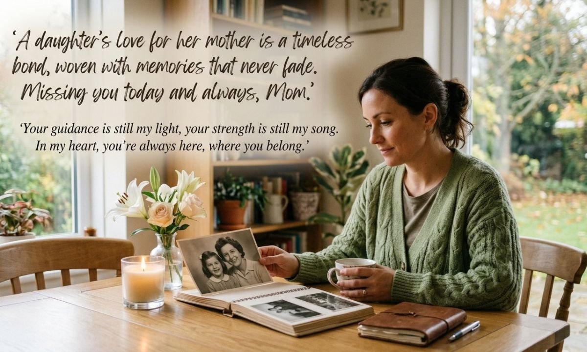 Heart Touching Mom Death Anniversary Quotes from Daughter