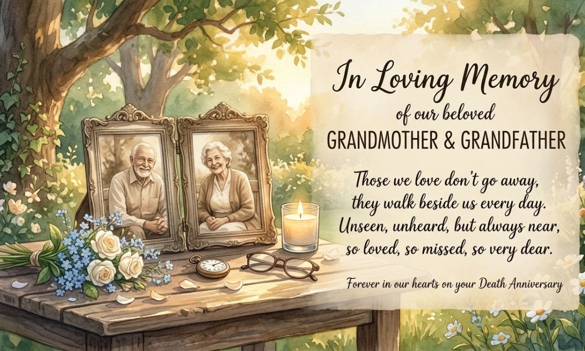 Death Anniversary Quotes for Grandfather and Grandmother