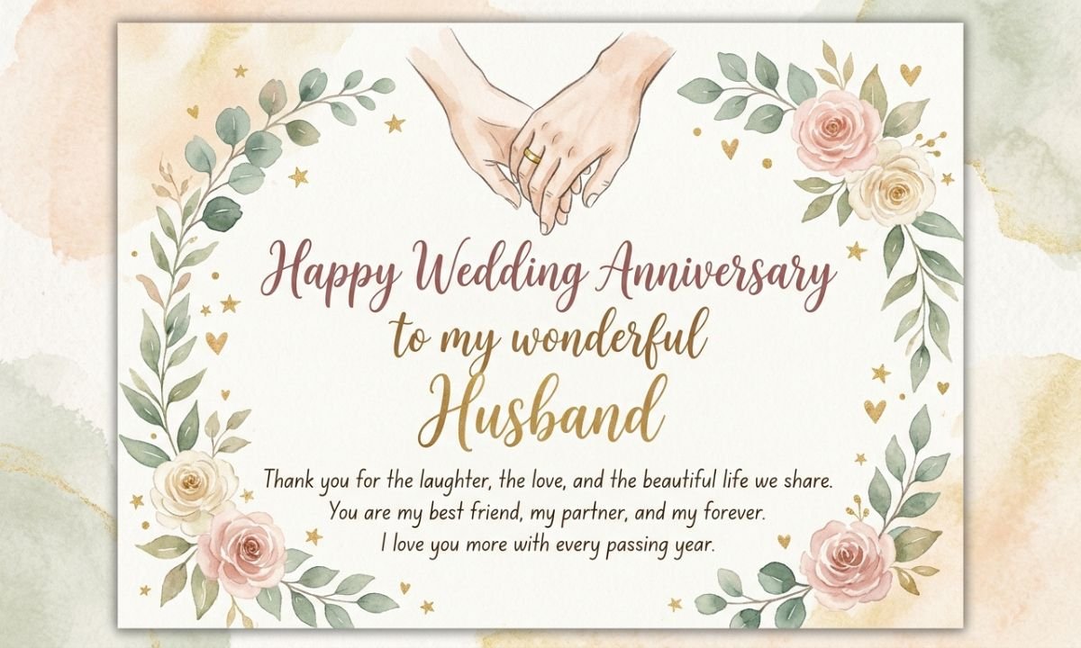 Wedding Anniversary Wishes for Husband