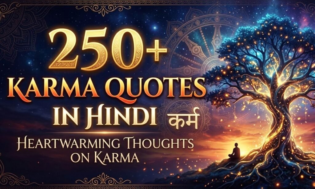 250+ Karma Quotes in Hindi: दिल को छू जाने वाले कर्म के विचार