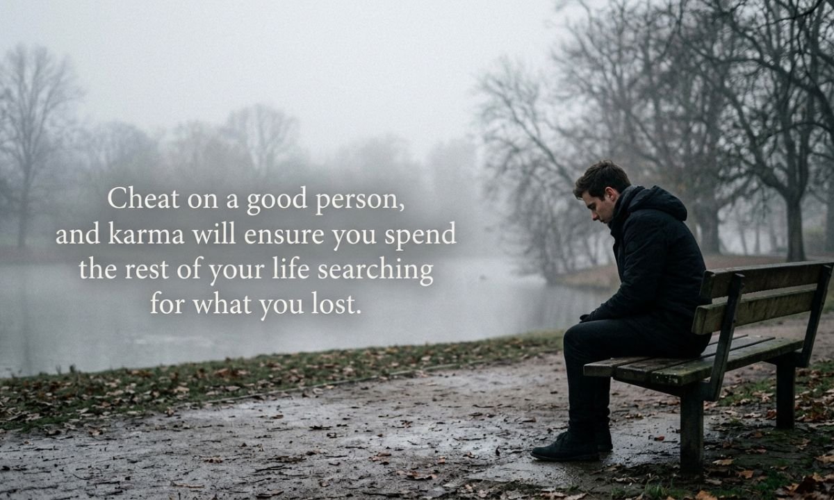 Karma for Cheaters and Liars Quotes