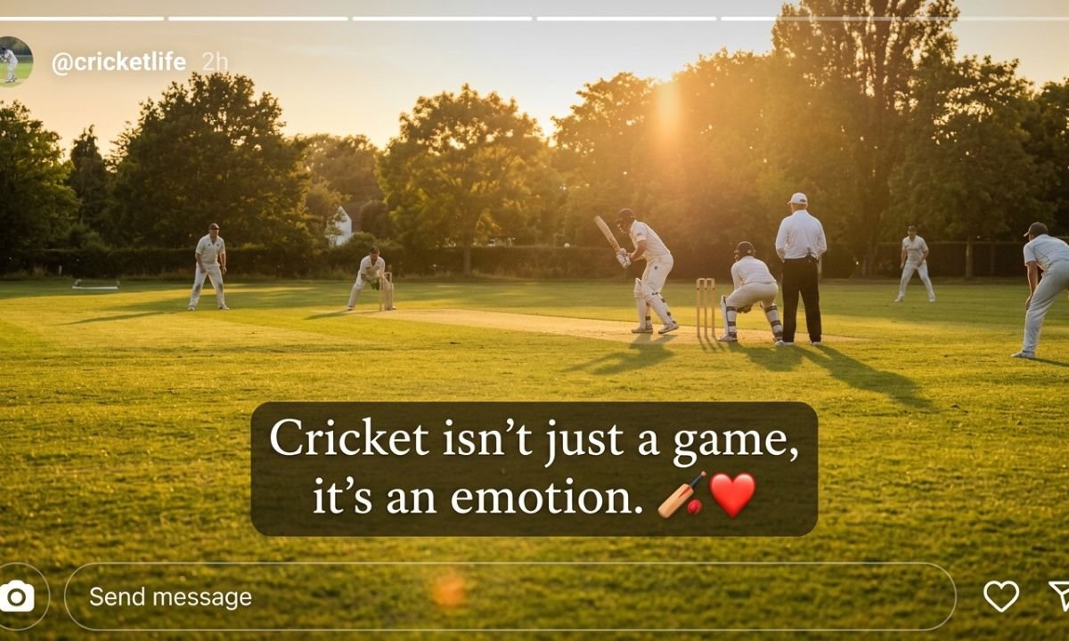 Cricket Captions for Instagram Story