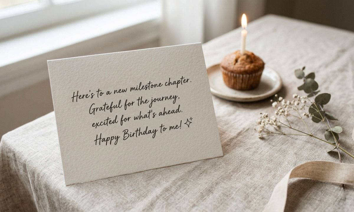 Heart-Touching Birthday Messages to Myself