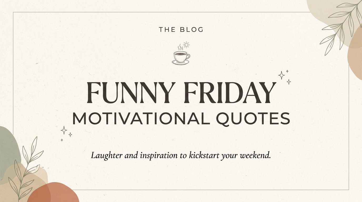 Funny Friday Motivational Quotes